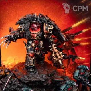 Описание картинки Horus Ascended (диорама) от Eljas по цене 59 999руб | Свободный Рынок Миниатюр - СРМ