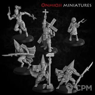Описание картинки Stigmatic Nun, из набора Trench Pilgrims от Unnamable_shop по цене 250руб | Свободный Рынок Миниатюр - СРМ