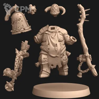 Описание картинки Putrid Blightkings_Fat lord от F4Mp по цене 270руб | Свободный Рынок Миниатюр - СРМ