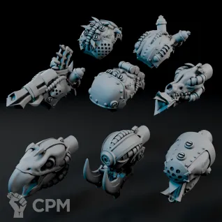 Описание картинки Raptor Light Warjack Upgrades от Manufactorum76 по цене 500руб | Свободный Рынок Миниатюр - СРМ