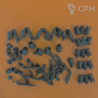 Описание картинки Chaos Space Marine Raptors от Milestone по цене 1 500руб | Свободный Рынок Миниатюр - СРМ