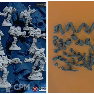 Описание картинки Chaos Space Marine Raptors от Milestone по цене 1 500руб | Свободный Рынок Миниатюр - СРМ