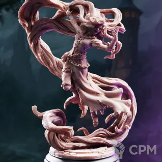 Описание картинки Rapunzel the Mad - Broken Princess от PocketSized Prints по цене 300руб | Свободный Рынок Миниатюр - СРМ