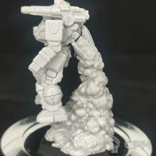 Описание картинки Shadow Hawk SHD-2H (Jumping) (55 тонн) от Dwarf Pirate Foundry по цене 450руб | Свободный Рынок Миниатюр - СРМ