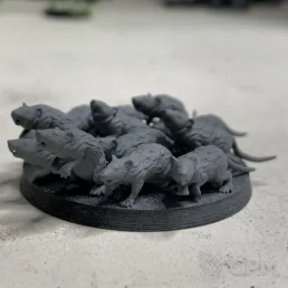 Описание картинки Rat Swarms от 3Д-Печка по цене 80руб | Свободный Рынок Миниатюр - СРМ