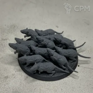 Описание картинки Rat Swarms от 3Д-Печка по цене 80руб | Свободный Рынок Миниатюр - СРМ
