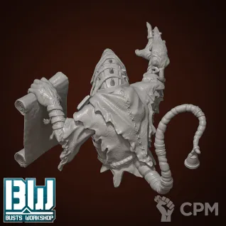 Описание картинки Plague Fraile (Bust) от Naggaroth Night по цене 1 000руб | Свободный Рынок Миниатюр - СРМ