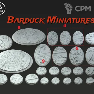 Описание картинки Базы/Подставки Ratmen Круглые 32мм от Barduck Miniatures по цене 669руб | Свободный Рынок Миниатюр - СРМ