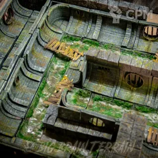 Описание картинки 50 Тайлов канализации - днд террейн, нри миниатюры от Big Brain Terrain по цене 11 200руб | Свободный Рынок Миниатюр - СРМ