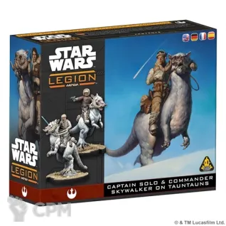 Описание картинки Star Wars: Legion - Han Solo &amp; Luke Skywalker on Tauntaun от StarkLogistics по цене 6 300руб | Свободный Рынок Миниатюр - СРМ