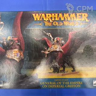 Описание картинки TOW: Empire of Man General of the Empire on Imperial Griffon от Akella по цене 7 900руб | Свободный Рынок Миниатюр - СРМ