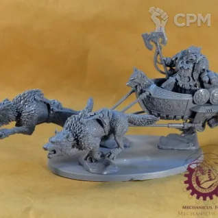 Описание картинки Logan Grimnar on Stormrider от Mechanikus Forge по цене 2 000руб | Свободный Рынок Миниатюр - СРМ