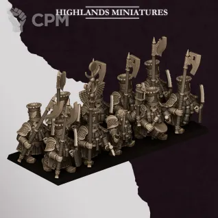 Описание картинки Chaos Dwarfs/Marduk Heavy Guard от Barduck Miniatures по цене 2 039руб | Свободный Рынок Миниатюр - СРМ