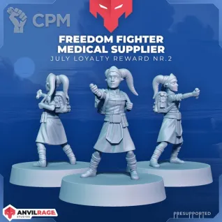 Описание картинки Rebel Trooper - Twi'lek Medical Supplier от PocketSized Prints по цене 170руб | Свободный Рынок Миниатюр - СРМ