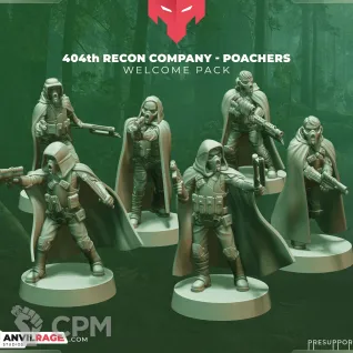 Описание картинки Recon Poachers от Helnex workshop  по цене 600руб | Свободный Рынок Миниатюр - СРМ