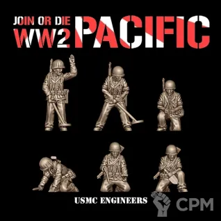 Описание картинки USMC ENGINEERS от 3DPrintClub по цене 95руб | Свободный Рынок Миниатюр - СРМ