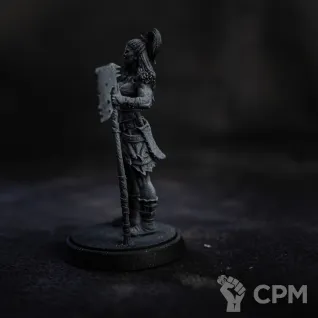 Описание картинки Полуорк / Воин, варвар от Dark Craft Hobby по цене 364руб | Свободный Рынок Миниатюр - СРМ