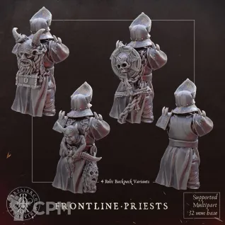 Описание картинки Frontline-Priests от Manufactorum76 по цене 200руб | Свободный Рынок Миниатюр - СРМ
