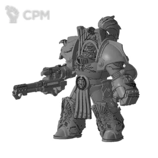 Описание картинки Adeptus Custodes - Aquilon Terminator X3 от 3Д печать миниатюр по цене 1 239руб | Свободный Рынок Миниатюр - СРМ