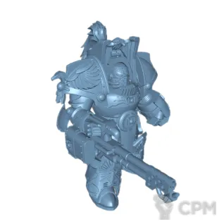 Описание картинки Adeptus Custodes - Aquilon Terminator X3 от 3Д печать миниатюр по цене 1 239руб | Свободный Рынок Миниатюр - СРМ