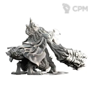 Описание картинки Exalted Flamer of Tzeentch от 3Д печать миниатюр по цене 605руб | Свободный Рынок Миниатюр - СРМ