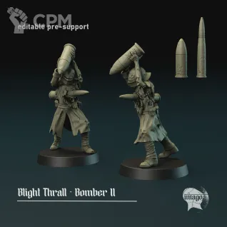Описание картинки Blitght Thrall - Bombers от Manufactorum76 по цене 500руб | Свободный Рынок Миниатюр - СРМ