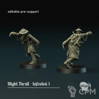 Описание картинки Blight Thrall - Infested от Manufactorum76 по цене 480руб | Свободный Рынок Миниатюр - СРМ