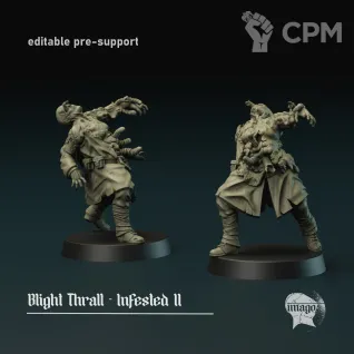 Описание картинки Blight Thrall - Infested от Manufactorum76 по цене 480руб | Свободный Рынок Миниатюр - СРМ