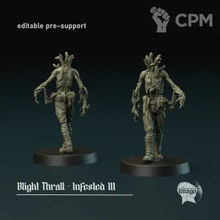 Описание картинки Blight Thrall - Infested от Manufactorum76 по цене 480руб | Свободный Рынок Миниатюр - СРМ