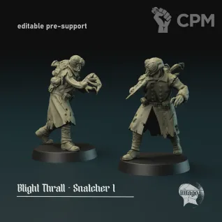 Описание картинки Blight Thrall - Snatcher от Manufactorum76 по цене 480руб | Свободный Рынок Миниатюр - СРМ