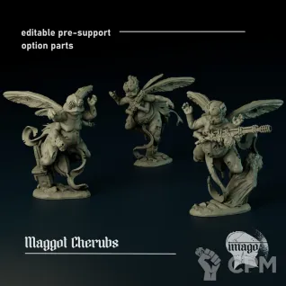 Описание картинки Maggot Cherubs от Manufactorum76 по цене 460руб | Свободный Рынок Миниатюр - СРМ