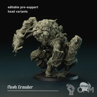 Описание картинки Flesh Crawler от Manufactorum76 по цене 2 000руб | Свободный Рынок Миниатюр - СРМ