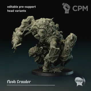 Описание картинки Flesh Crawler от Manufactorum76 по цене 2 000руб | Свободный Рынок Миниатюр - СРМ