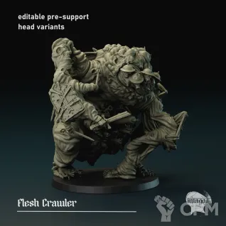 Описание картинки Flesh Crawler от Manufactorum76 по цене 2 000руб | Свободный Рынок Миниатюр - СРМ