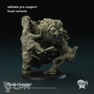 Описание картинки Flesh Crawler от PocketSized Prints по цене 1 900руб | Свободный Рынок Миниатюр - СРМ