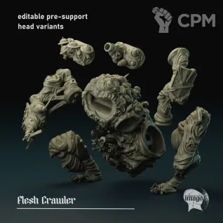 Описание картинки Flesh Crawler от Manufactorum76 по цене 2 000руб | Свободный Рынок Миниатюр - СРМ