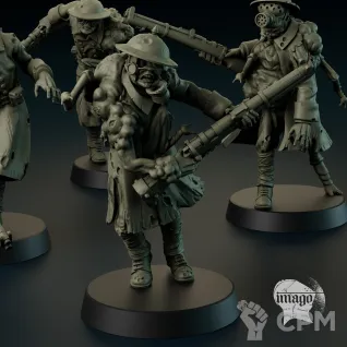 Описание картинки Mourn Thralls от Manufactorum76 по цене 800руб | Свободный Рынок Миниатюр - СРМ