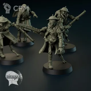 Описание картинки Mourn Thralls от Manufactorum76 по цене 800руб | Свободный Рынок Миниатюр - СРМ