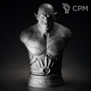 Описание картинки Azog the Defiler (Bust) от Naggaroth Night по цене 2 000руб | Свободный Рынок Миниатюр - СРМ
