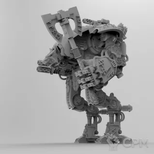 Описание картинки Space Wolves Imperial Knight от Tobysunrise по цене 2 000руб | Свободный Рынок Миниатюр - СРМ