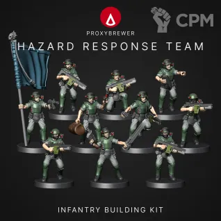 Описание картинки HAZARD-RESPONSE-TEAM от Manufactorum76 по цене 1 600руб | Свободный Рынок Миниатюр - СРМ