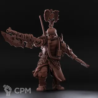 Описание картинки Ренегаты Крига Командник от Laboratory of Chaos по цене 250руб | Свободный Рынок Миниатюр - СРМ