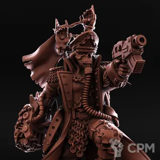 Описание картинки Комиссар еретиков / Traitor Enforcer от 3D Print Workshop по цене 377руб | Свободный Рынок Миниатюр - СРМ