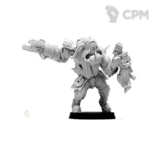Описание картинки RENEGADE OGRYN BERSERKER Boss with dkok trooper (limited). от Серж по цене 1 000руб | Свободный Рынок Миниатюр - СРМ