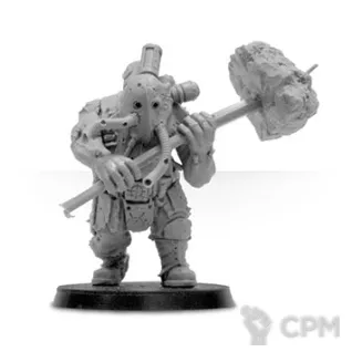 Описание картинки RENEGADE OGRYN BERSERKER WITH POST. от Серж по цене 1 000руб | Свободный Рынок Миниатюр - СРМ