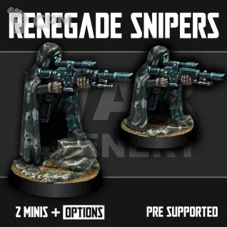Описание картинки Renegade Snipers от Manufactorum76 по цене 320руб | Свободный Рынок Миниатюр - СРМ