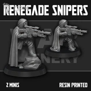 Описание картинки Renegade Snipers от Manufactorum76 по цене 320руб | Свободный Рынок Миниатюр - СРМ