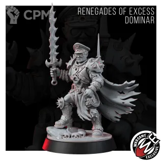 Описание картинки RENEGADES OF EXCESS DOMINAR от Manufactorum76 по цене 175руб | Свободный Рынок Миниатюр - СРМ