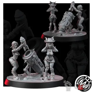 Описание картинки RENEGADES OF EXCESS RAPTURE BARRAGE WEAPON TEAMS от Manufactorum76 по цене 450руб | Свободный Рынок Миниатюр - СРМ