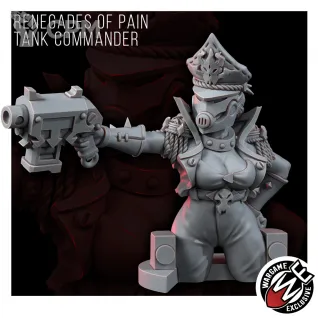 Описание картинки Renegades Of Pain Tank Commander Командир танка. от WastelandMiniatures по цене 190руб | Свободный Рынок Миниатюр - СРМ